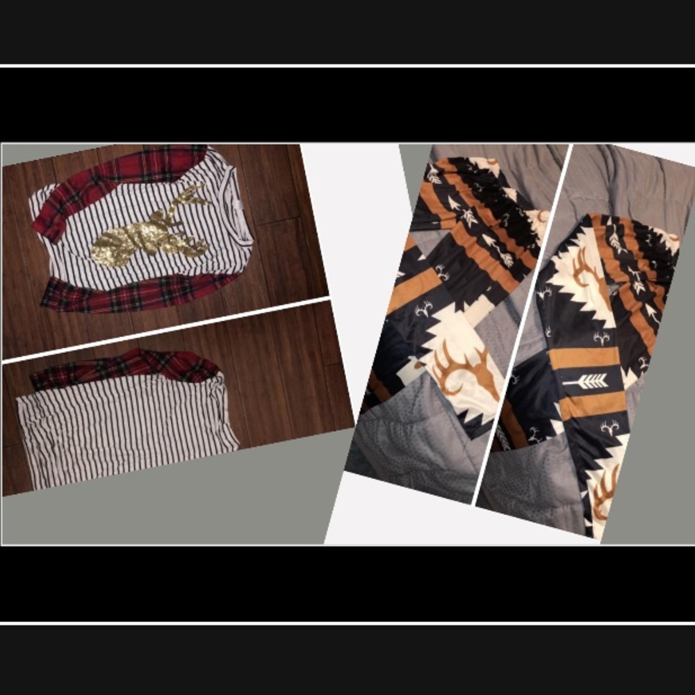 Long Sleeve Shirt & Leggings Set